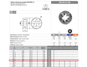 FANAR NARZNKA M2,5 x 0,45  HSS800 DIN 22568 %%%