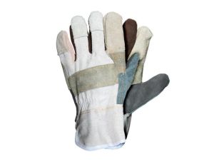 RĘKAWICE ROBOCZE SKÓRZANE RBK, ROZMIAR 10