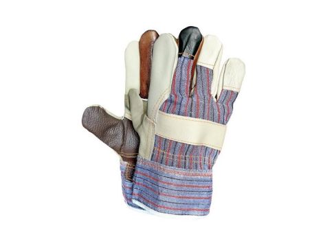 RĘKAWICE ROBOCZE SKÓRZANE  RLKPAS, ROZMIAR 10