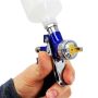 AWTOOLS PISTOLET LAKIERNICZY MINI HVLP  ZE ZBIORNIKIEM GÓRNYM 0.8-1.2mm / H-2000 - 3