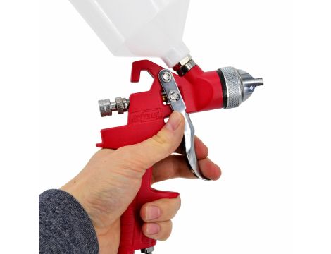 AWTOOLS PISTOLET LAKIERNICZY HVLP ZE ZBIORNIKIEM GÓRNYM 1.7mm / H-827 - 2