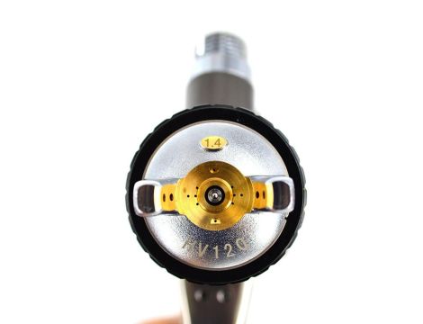 AWTOOLS PISTOLET LAKIERNICZY HVLP PRO ZE ZBIORNIKIEM GÓRNYM 1.4mm / TBH101AG - 6
