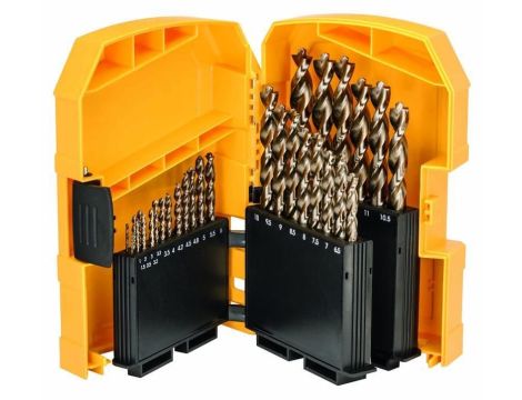 DEWALT WIERTŁO KOBALT KOMPLET 29szt. KASETA
