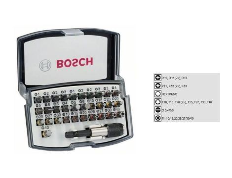 BOSCH ZESTAW BITÓW 32szt. 2607017319