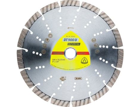 KLINGSPOR TARCZA DIAMENTOWA SEGMENTOWA 125mm x 2,6mm x 22mm   DT600U