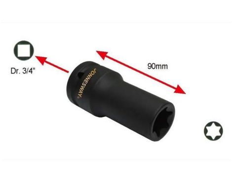 JONNESWAY NASADKA TORX 3/4 E28x90mm SCANIA