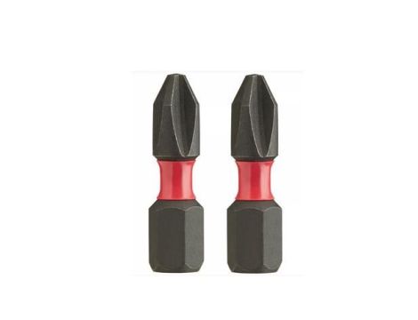 MILWAUKEE KOŃCÓWKA PH2 x 25mm/ 2szt. SHOCKWAVE - 2