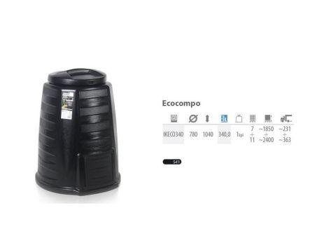 PROSPERPLAST KOMPOSTOWNIK  340L CZARNY