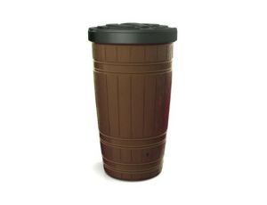 PROSPERPLAST POJEMNIK NA DESZCZÓWKĘ WOODCAN BRĄZ 265L