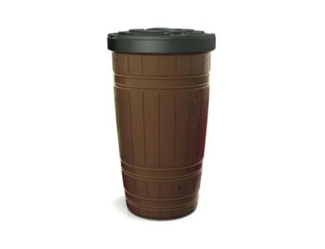 PROSPERPLAST POJEMNIK NA DESZCZÓWKĘ WOODCAN BRĄZ 265L