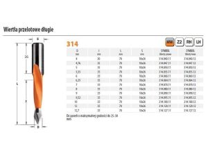 CMT WIERTŁO HW P D= 6 I=35 L=70 S=10x26 RH%%%