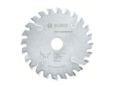 BOSCH PIŁA PODCINAK 120x20mm 24-ZEBY, PANELE LAMINOWANE 2608642610