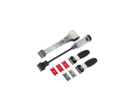 QUATROS KOMPLET SKROBAKÓW Z WYMIENNYMI OSTRZAMI