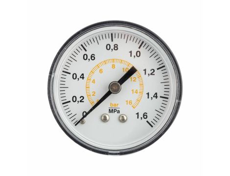 AWTOOLS MANOMETR PNEUMATYCZNY 1/4" 16BAR, DO POWIETRZA