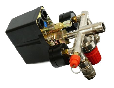 WYŁĄCZNIK CIŚNIENIOWY DO KOMPRESORA / PRESOSTAT380V 3 WEJŚCIA ZESTAW - 3
