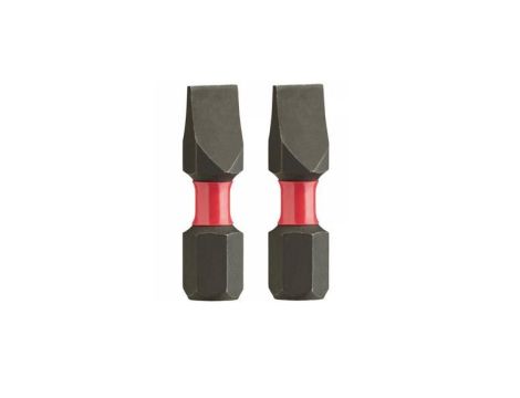 MILWAUKEE KOŃCÓWKA PŁASKA SL0,6 x 4,5 x 25mm /2szt.SHOCKWAVE IMPACT
