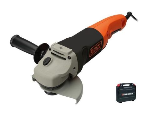 BLACK+DECKER SZLIFIERKA KĄTOWA 125mm 1200W WALIZKA KG1202K - 2
