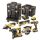 DEWALT ZESTAW COMBO 18V 6 - ELEMENTOWY + 3 x 5,0Ah + 3x TSTAK DCK654P3T