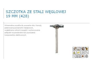 DREMEL SZCZOTKA POLERSKA STALOWA 19mm 2szt.
