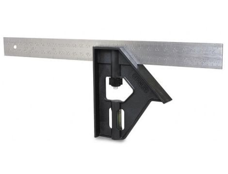 STANLEY KĄTOWNIK UNIWERSALNY 300mm + RYSIK 2-46-222