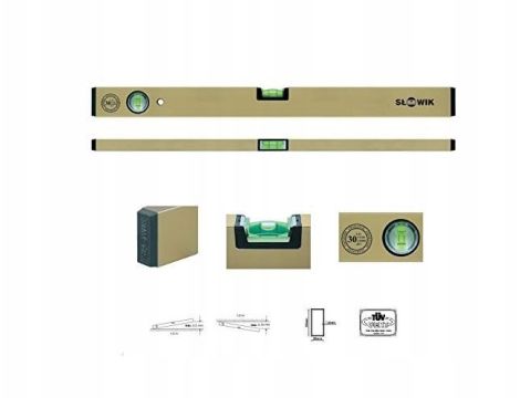 SŁOWIK POZIOMNICA ZŁOTA P01 1500mm - 2