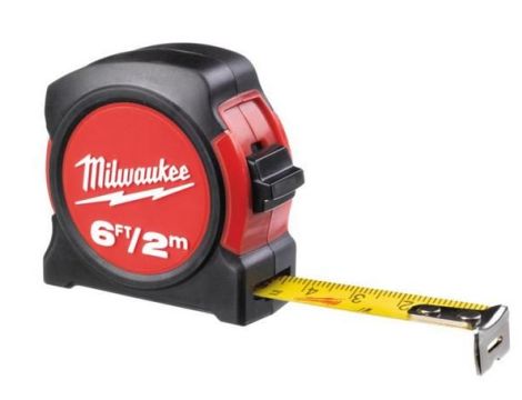 MILWAUKEE MIARA ZWIJANA  2m / 13mm NIEMAGNETYCZNA