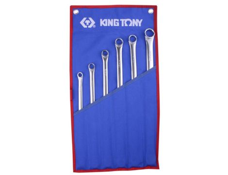 KING TONY KOMPLET KLUCZY OCZKOWYCH 6cz.DŁUGIE/ETUI
