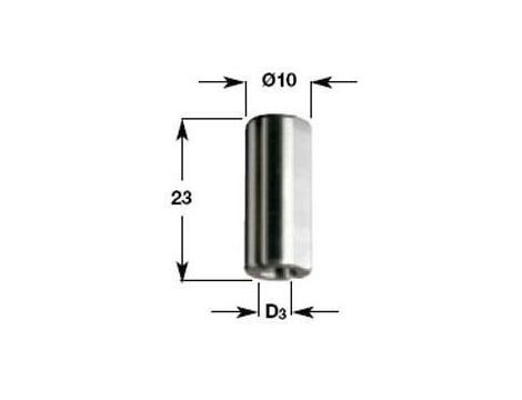 CMT UCHWYT D3=2,5 L=23 S=10