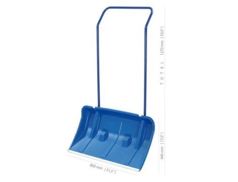 PROSPERPLAST ŁOPATA PODWÓJNA ARCTIC NIEBIESKA 80cm