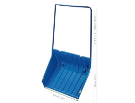 PROSPERPLAST ŁOPATA PODWÓJNA ARCTIC XL NIEBIESKA 86cm