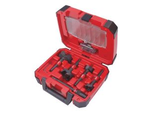 ZESTAW OTWORNIC DO DREWNA  4szt. 35,38,54,65mm + UCHWYT