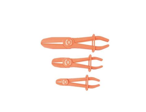 KING TONY SZCZYPCE PLASTIKOWE ZACISKOWE KOMPLET 3szt. 15-60mm DO PRZEWODÓW Z CIECZĄ