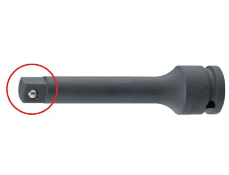 KING TONY PRZEDŁUŻKA UDAROWA 1/2" 250mm Z KULKĄ