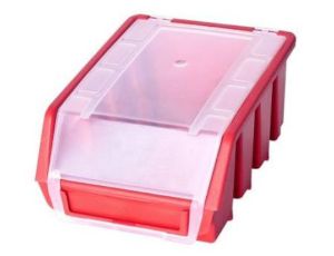 ERGOBOX PLUS 1 CZERWONY, 118 x 112 x 75mm