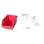 PATROL ERGOBOX 3 CZERWONY, 170 x 240 x 126mm - 2