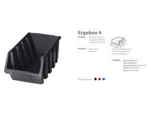 PATROL ERGOBOX 4 NIEBIESKI, 204 x 340 x 155mm - image 2