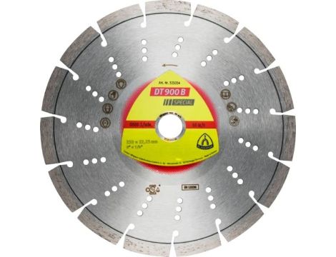 KLINGSPOR TARCZA DIAMENTOWA SEGMENTOWA 125mm x 2,4mm x 22,2mm  DT900B - 2