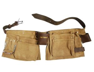 AWTOOLS PAS DEKARSKI SKÓRZANY 11 KIESZENI / PASEK SKÓRZANY