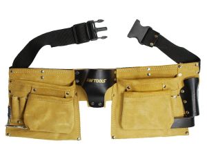 AWTOOLS PAS DEKARSKI SKÓRZANY 11 KIESZENI / PASEK MATERIAŁOWY