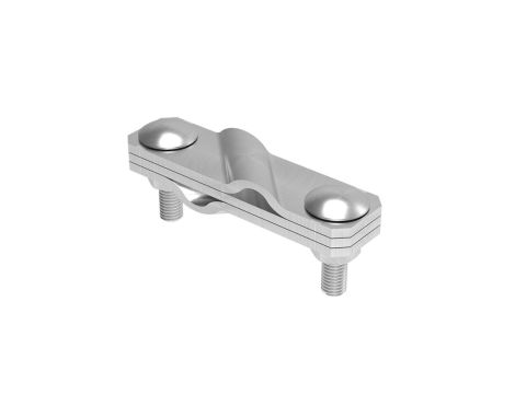 Złącze krzyżowe skośne pręt-pręt 3-elem. stal nierdzewna 116.4 NI 11600405