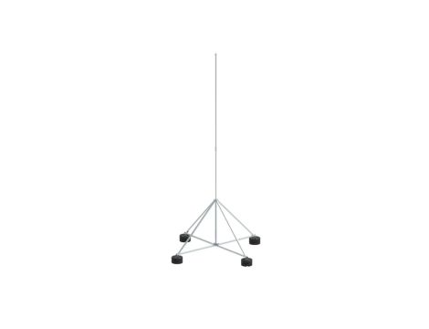 Maszt na czworonogu do zwodów poziomych wysokich 6m aluminium 65.6 AL ZA 2P CZ 65126009