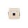 DECO Gniazdo komputerowe pojedyncze bez modułu beżowy 1DGK-1p PT-GN-DE-67-01-ND-00