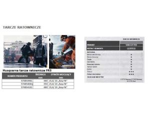 TARCZA DIAMENTOWA FR3  350 x25,4/20mm DO METALU