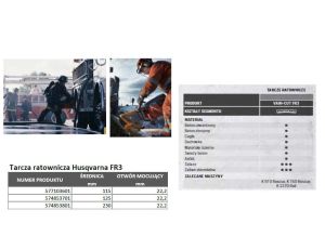 TARCZA DIAMENTOWA FR3  125 x 22,2mm DO METALU