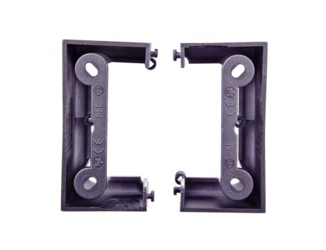 Simon Classic Puszka natynkowa głęboka (40mm) pojedyncza składana, inox (met.) PSC/21