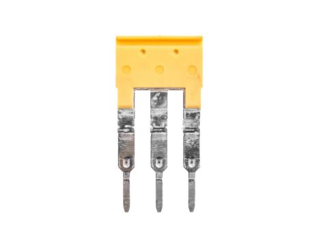 Mostek poprzeczny 3-torowy, raster 5,1mm żółty ZQV 2.5/3 1608870000 /60szt./