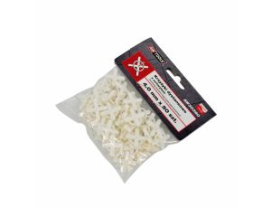 AWTOOLS KRZYŻYKI DYSTANSOWE Z UCHWYTEM 4,0mm/50szt.