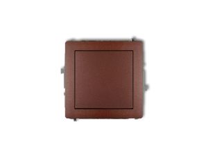 DECO Mechanizm łącznika krzyżowego (jeden klawisz bez piktogramu) brązowy metalik 9DWP-6.1
