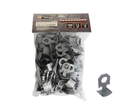 AWTOOLS SYSTEM POZIOMOWANIA PŁYTEK STANDARD 1,5mm - 7-15mm - KLIPS 100szt. - 5
