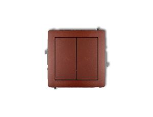 DECO Mechanizm łącznika żaluzjowego z podtrzymaniem brązowy metalik 9DWP-88